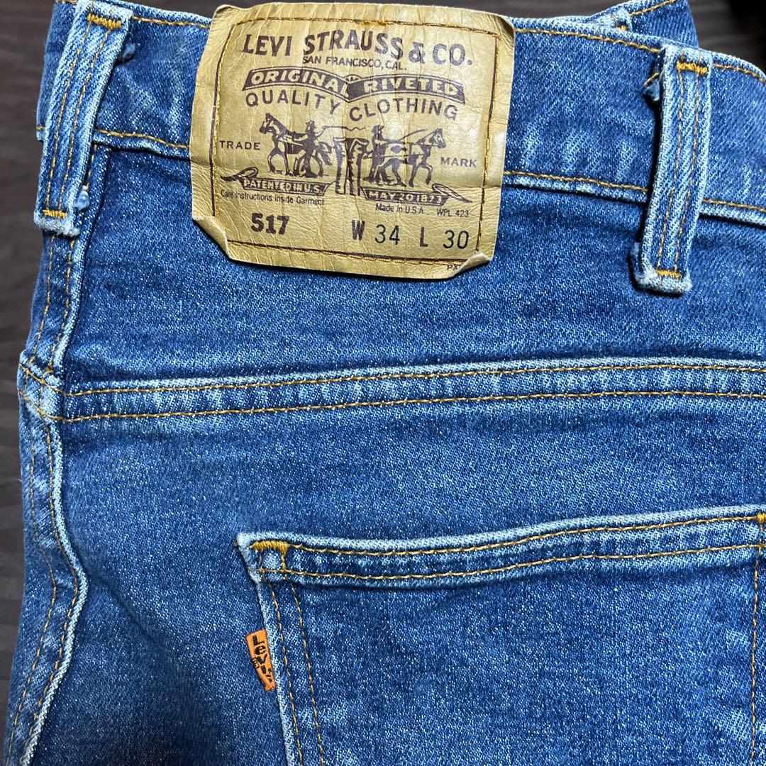 【1991年製/USA製】リーバイス 517 W34 L30 オレンジタブ米国製