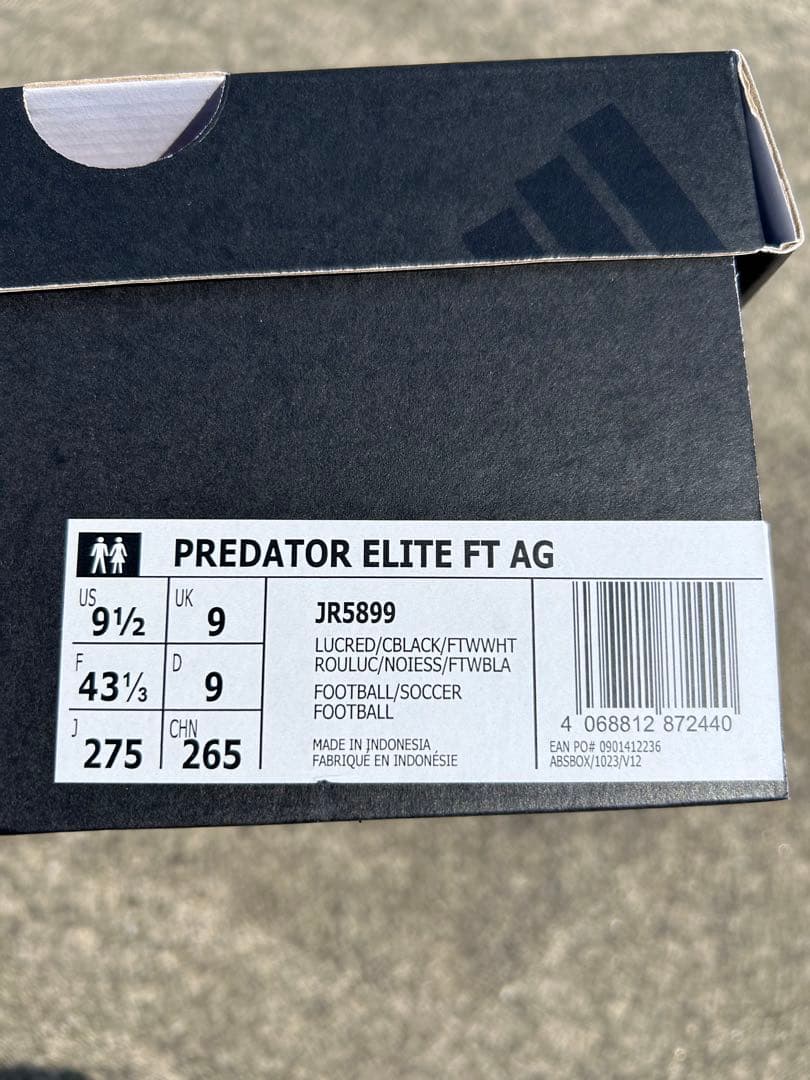 シューズ PREDATOR ELITE FT AG 9