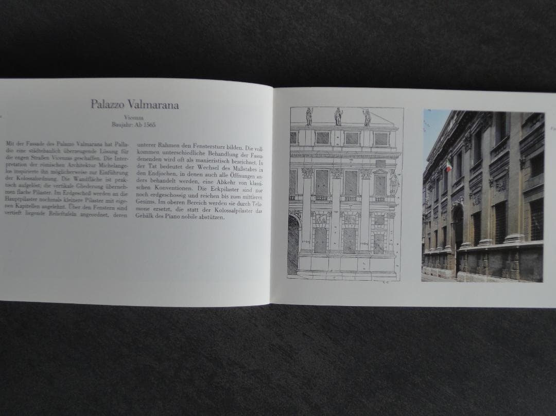 パッラーディオ Palladio の建築35作品の写真と詳細な図面