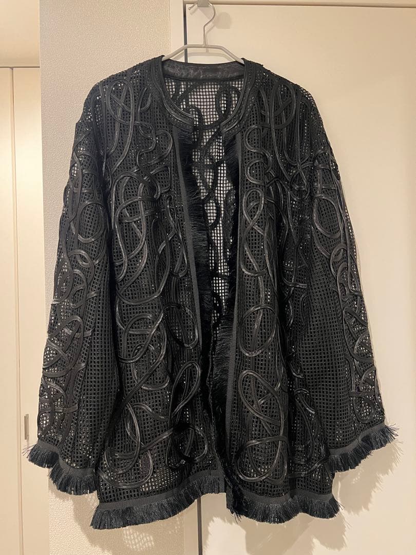 【限定価格】MEDI TAPE EMBROIDERY MESH JACKET
