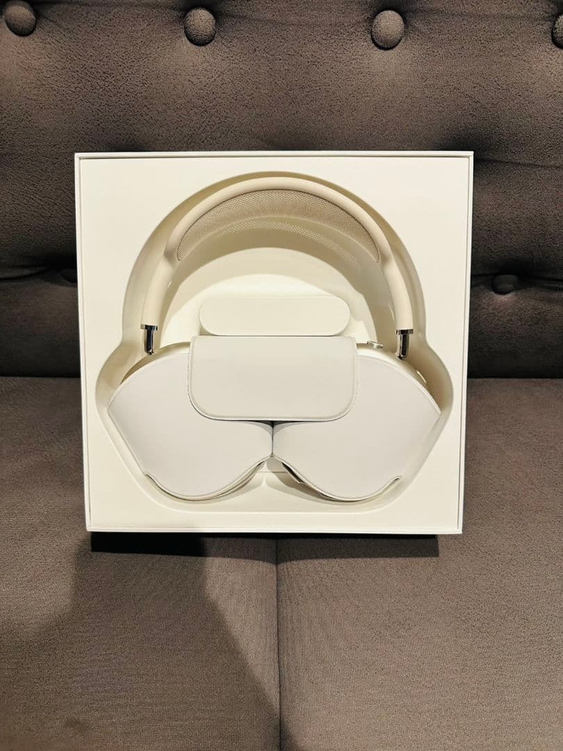 【美品】airpods max Starlight　第2世代