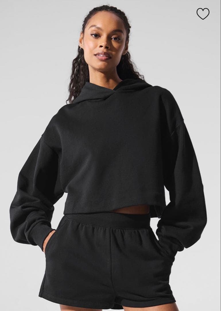 トップス alo yoga Bae Hoodie-Black (XS)