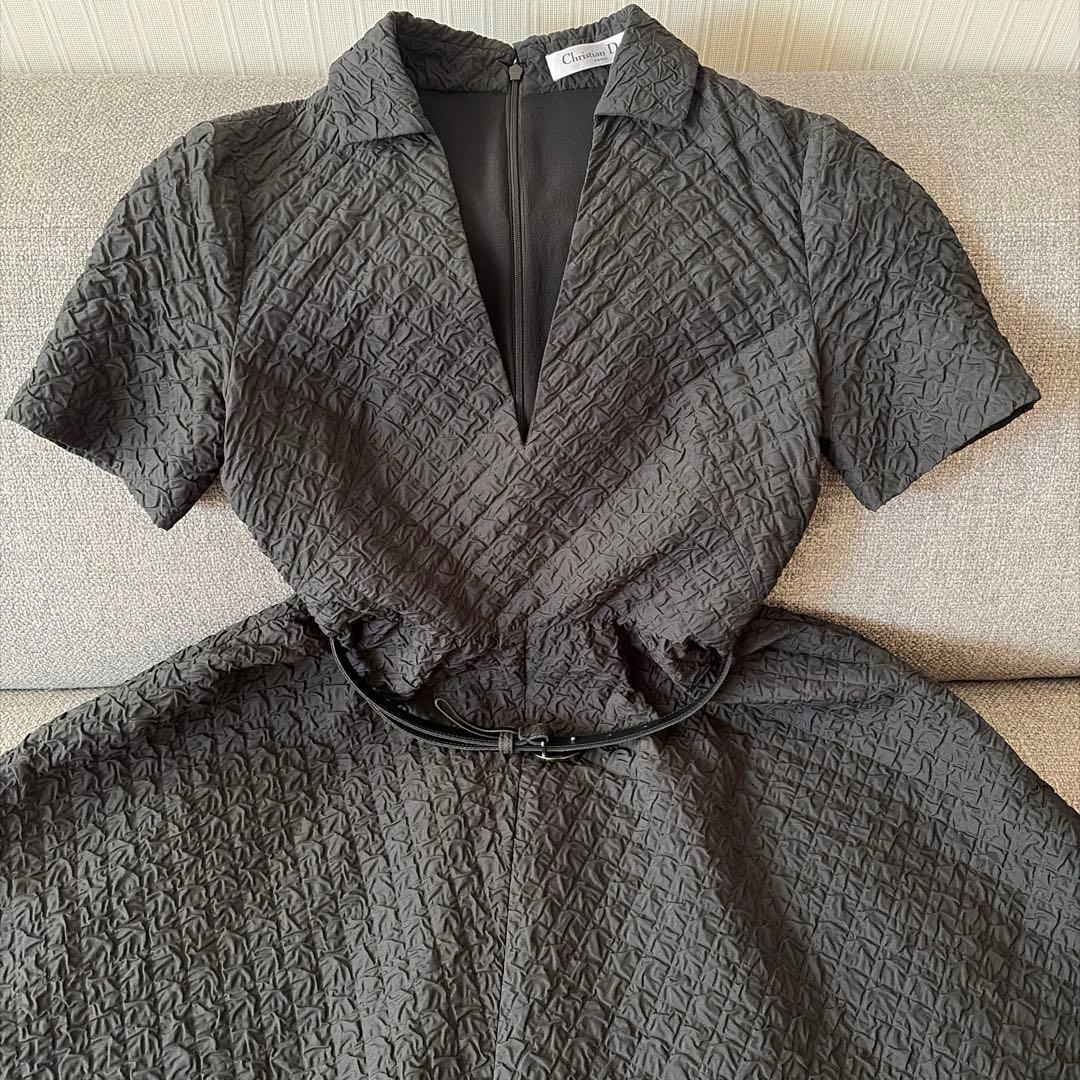 Koharu Mum 　Dior ミディベルト付き ロングワンピース
