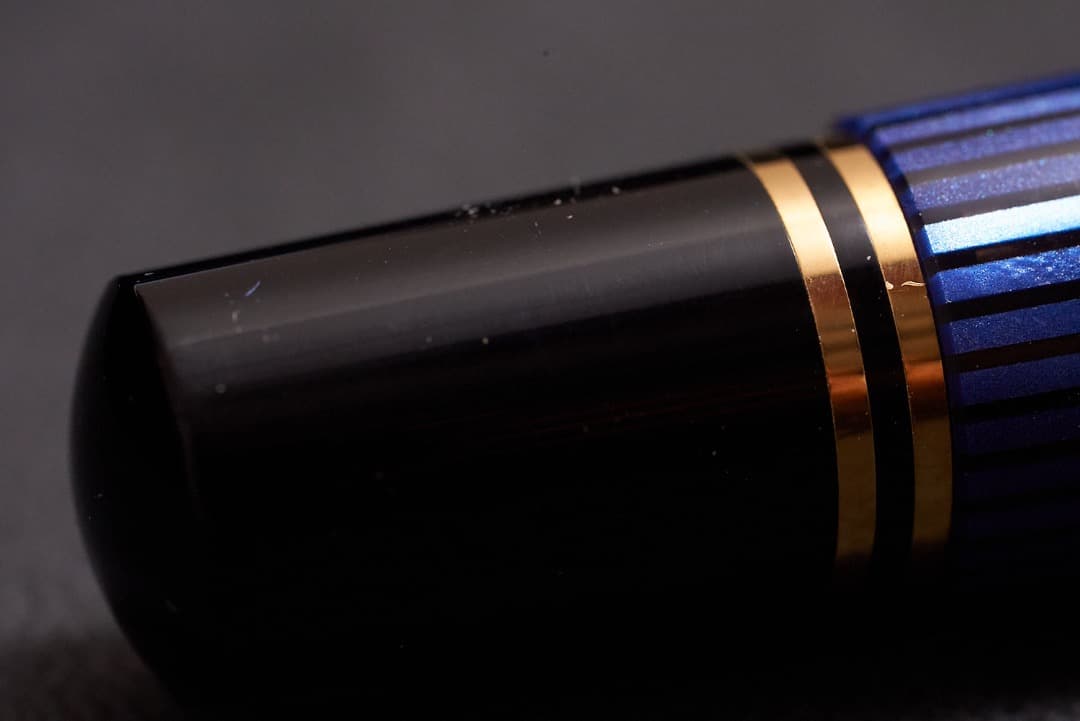 【新品・デッドストック】ペリカン スーベレーン M800 青縞 F 細字 万年筆