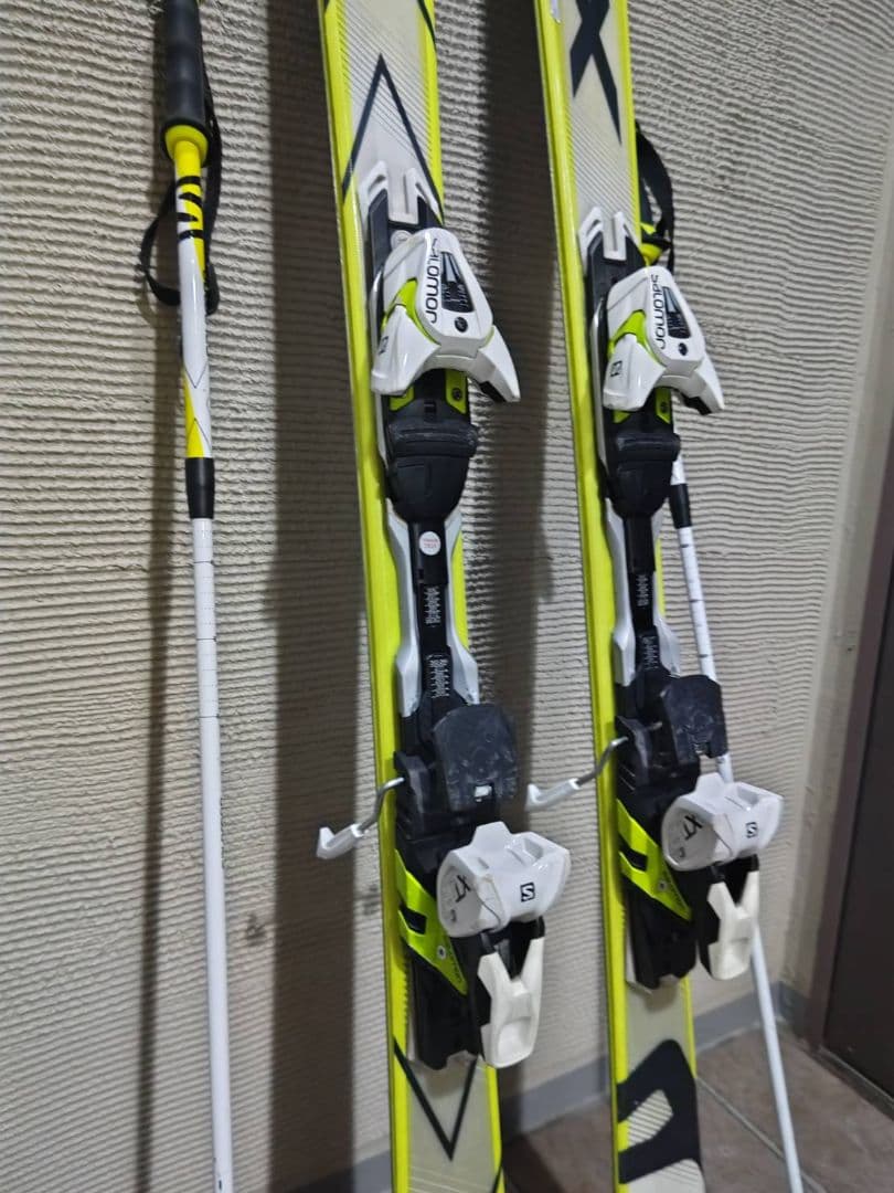 【美品】Salomon XMAX スキー板 165cm 伸縮ポール付