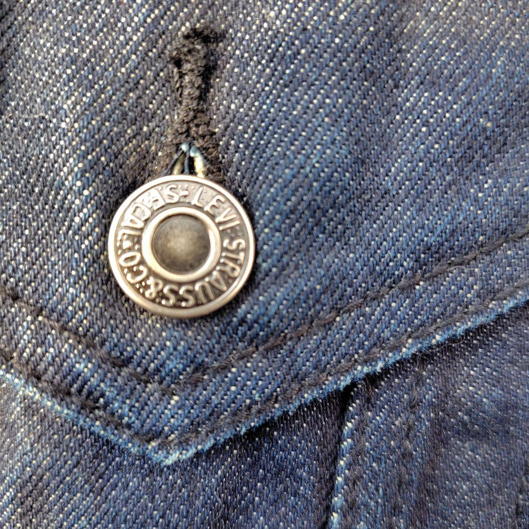 【美品】Levi's デニムボアジャケット Gジャン ダークブルー アウトドア