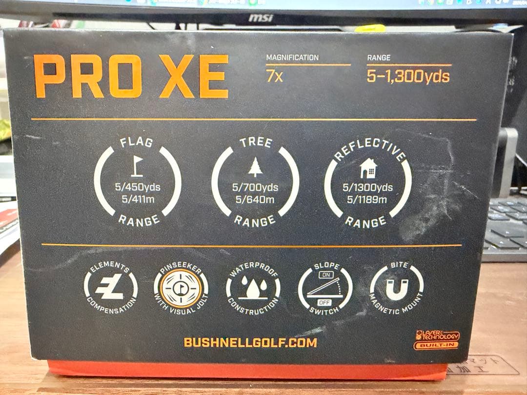 Bushnell ピンシーカーツアーPRO XE 完動品 ケース完全未使用