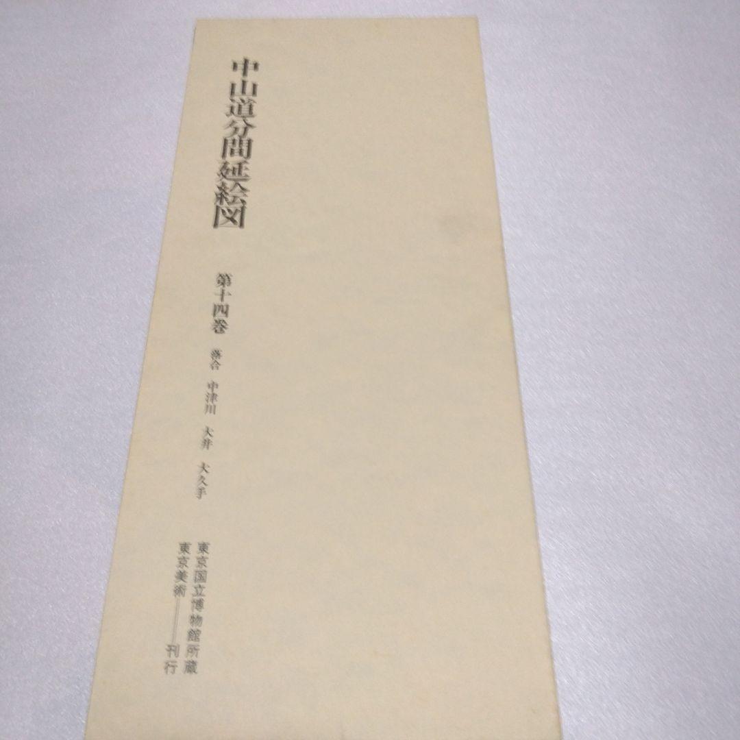 中山道分間延絵図 第十四巻