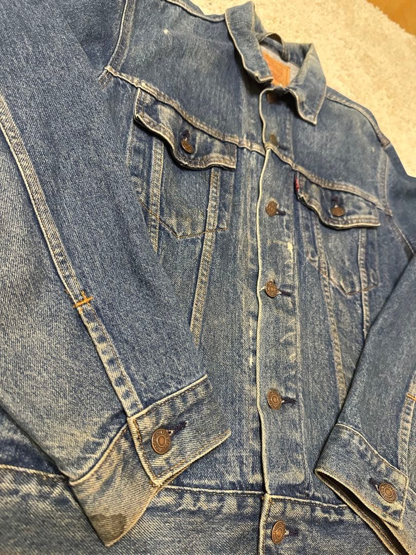 80s USA製 Levi’s 70506 デニムジャケット サイズ40フェード