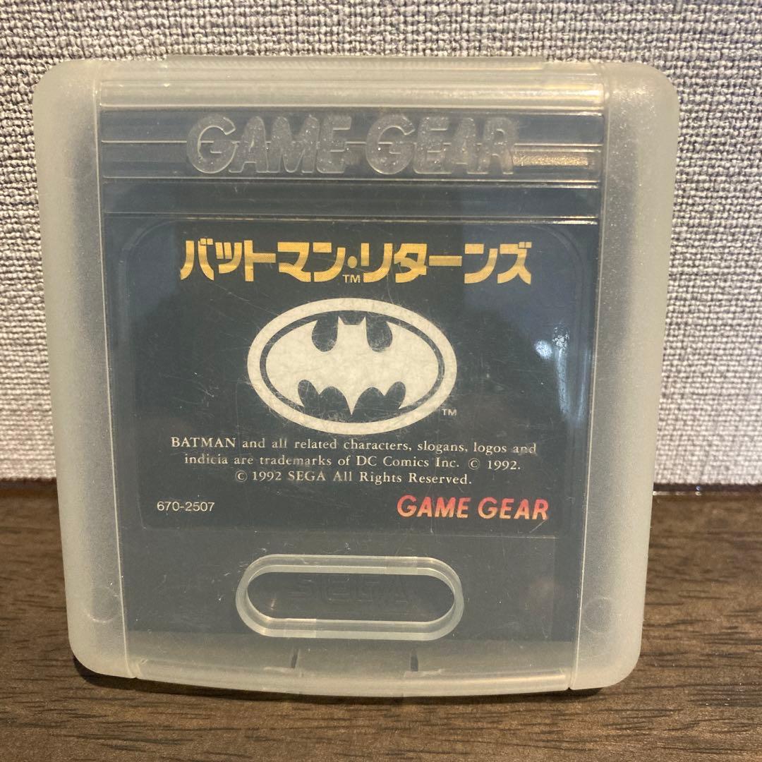 ま*だ様 バットマン・リターンズ GAME GEAR 専用ソフト　SEGA 一人