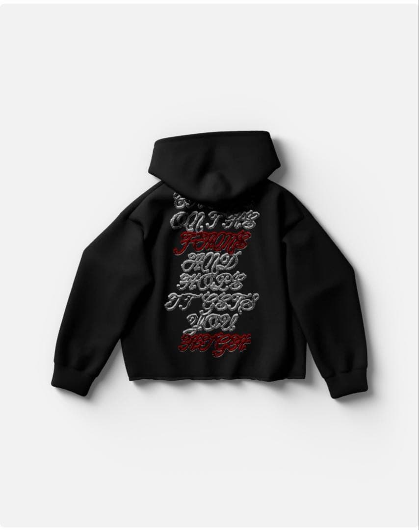 (残り1個)新品レディーガガ VIPGOLDHOODIE 黒 M〜最安値〜