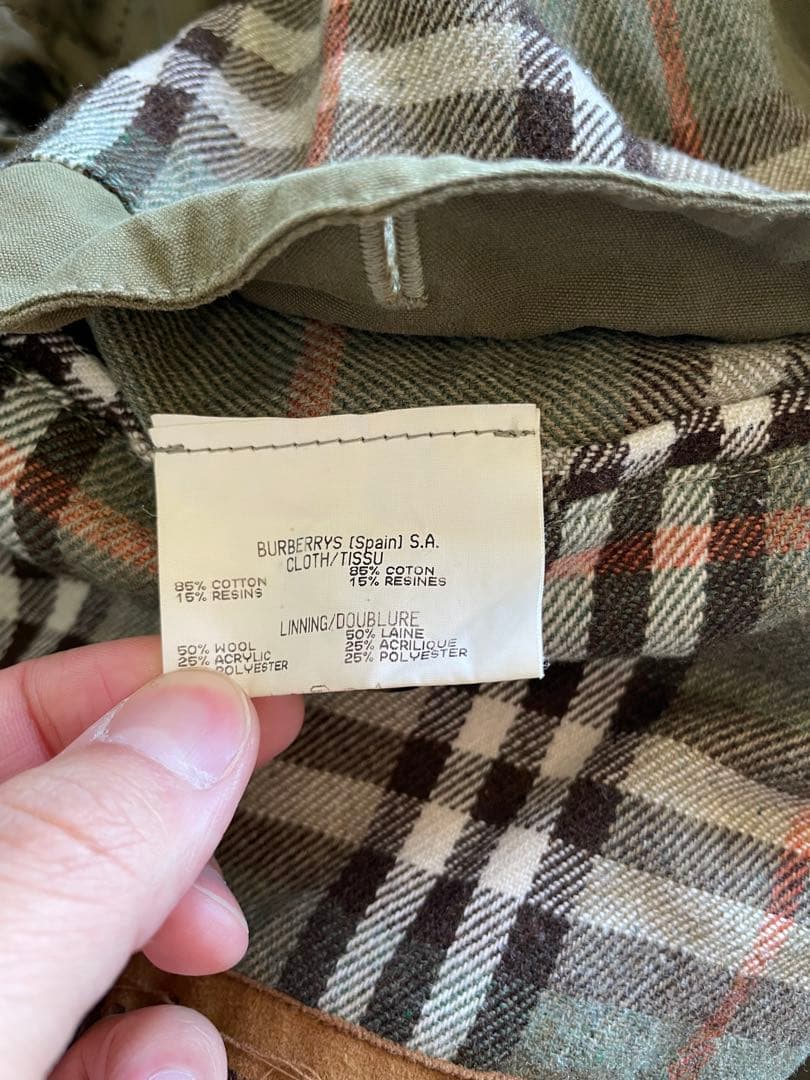 【希少】Burberrys’ MADE IN SPAIN