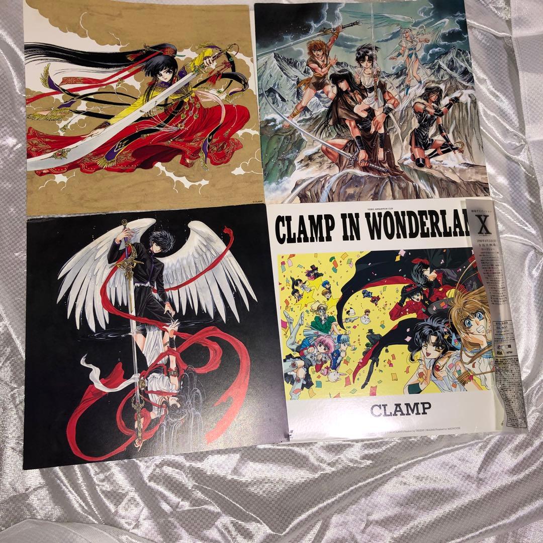 画集　天魔　 LD CLAMP IN WONDERLAND X クリアファイル