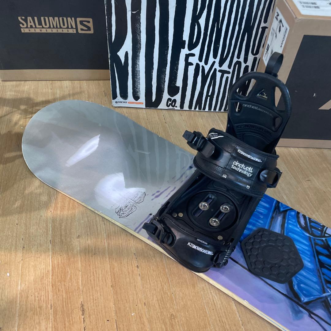BURTON×K2　バイン付スノーボードセット　テリエモデル　バートン