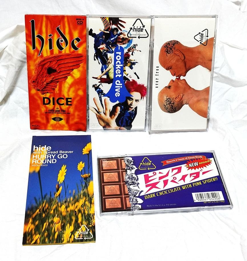 急募！希少8cmシングルCD含むX-JAPAN【hide】全所有CD／DVD