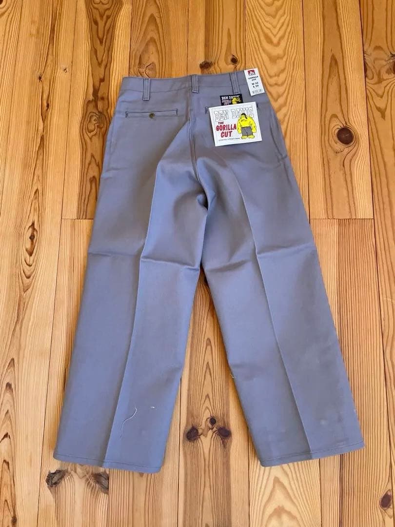 新品BEN DAVIS/ベンデイビス ゴリラカットLGYツイル32