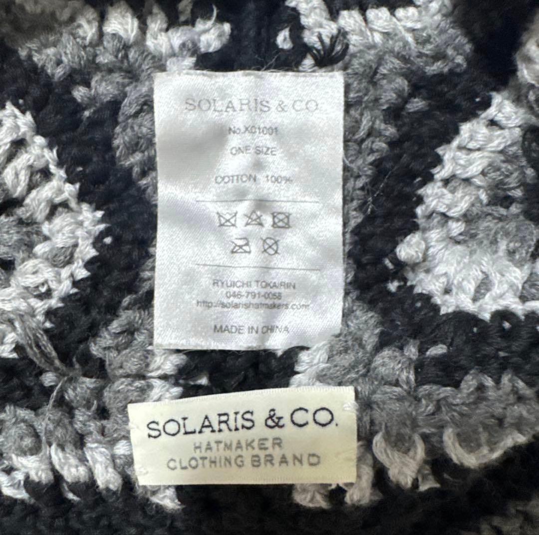 SOLARIS&Co. クロシェ ハット Crochet Hat ニット帽