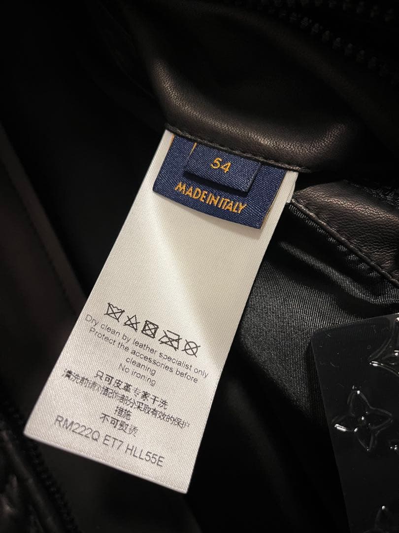 ア*l様 【LouisVuitton】ラムレザージャケット　サイズ:54
