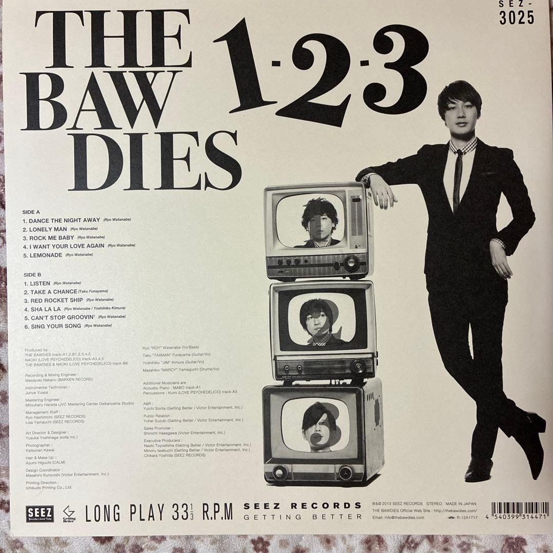 THE BAWDIES/1-2-3/廃盤レコード/SEZ-3025