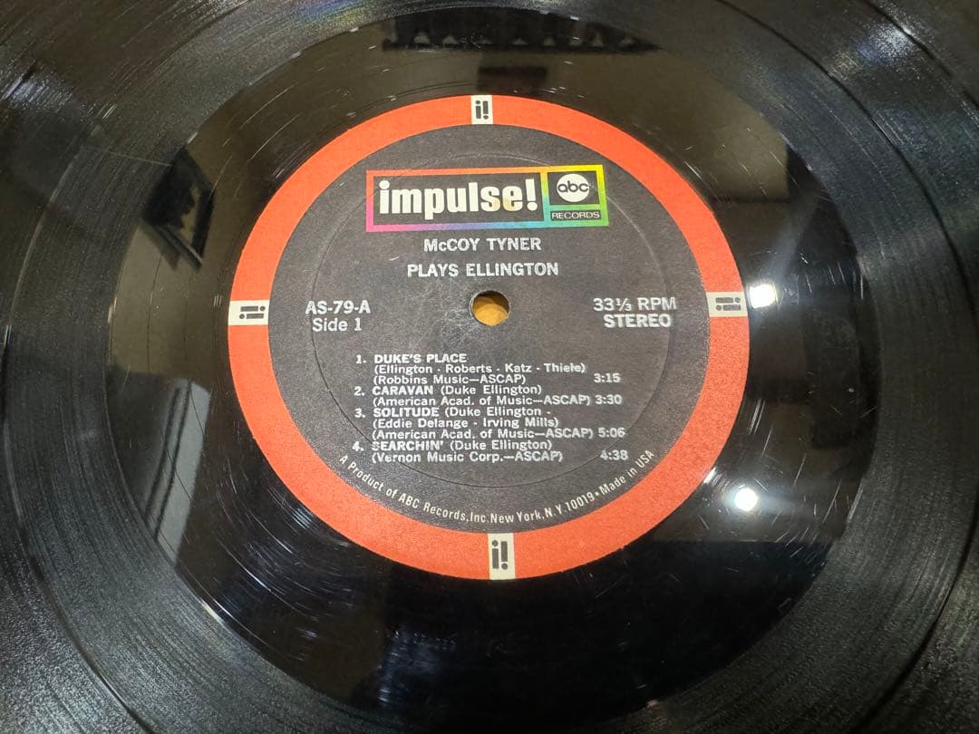 McCoy Tyner plays Ellington LP レコード