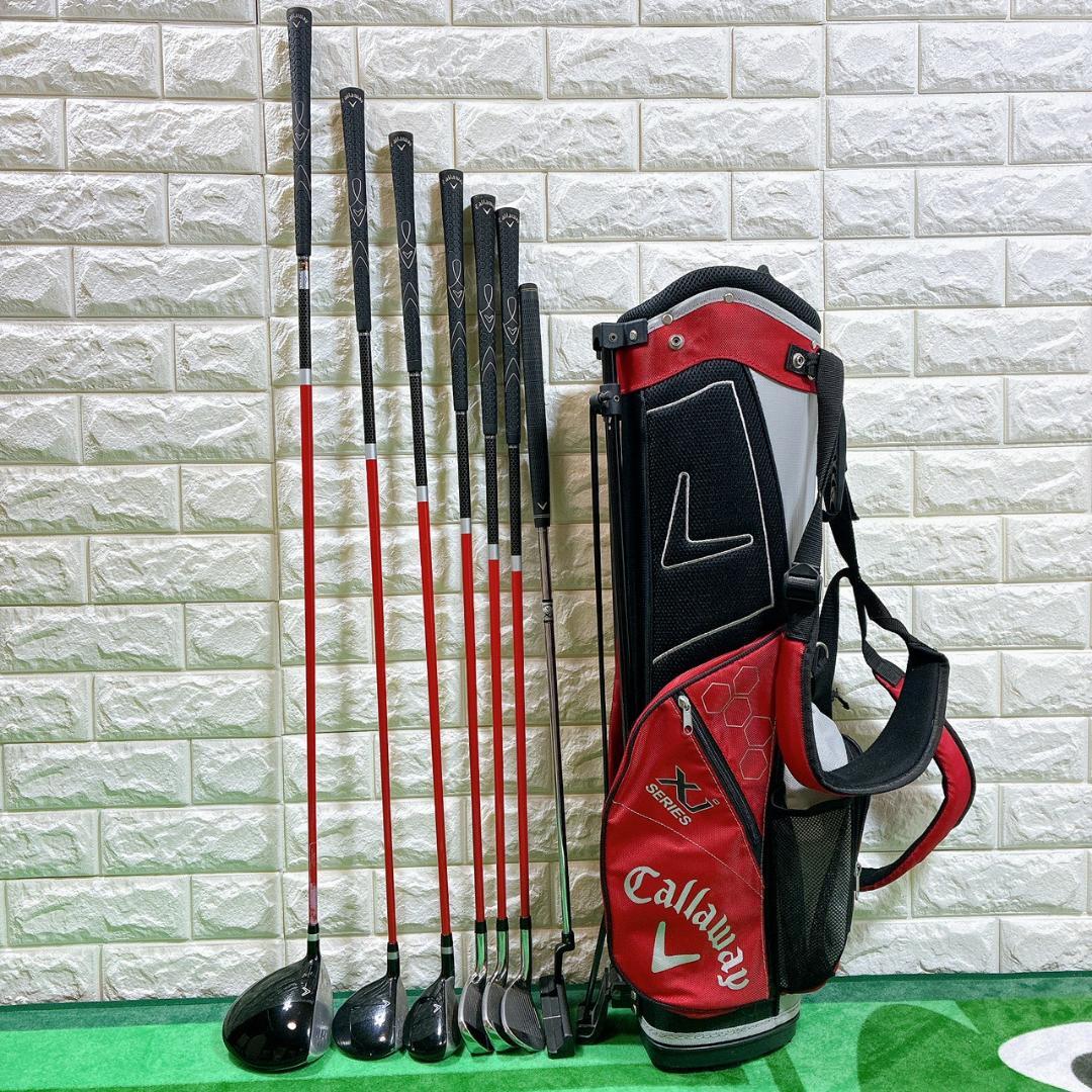 Callaway XJ SERIESキッズ用 ゴルフクラブセット バッグ付