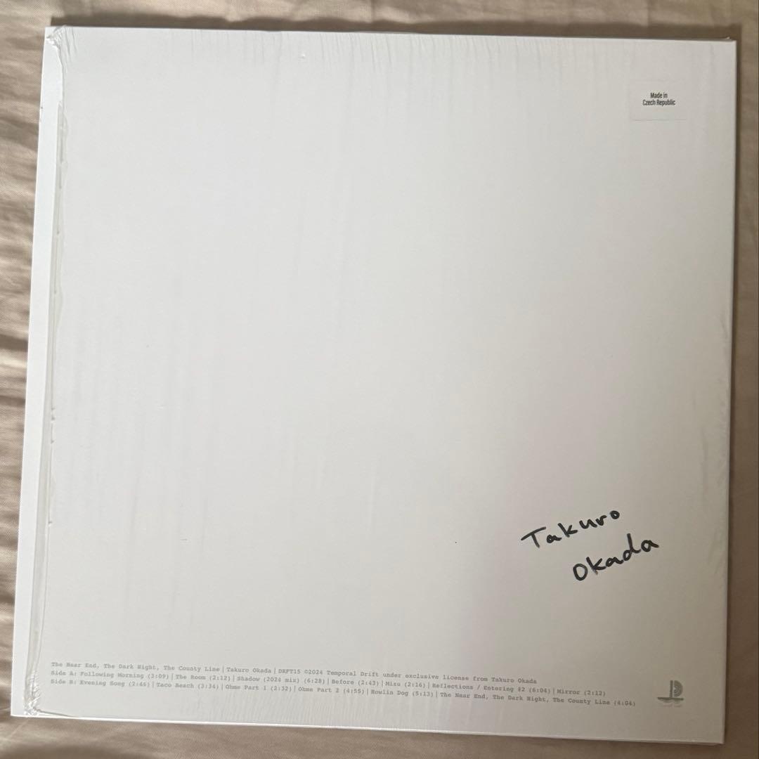 岡田拓郎 The Near End, The Dark Night レコード