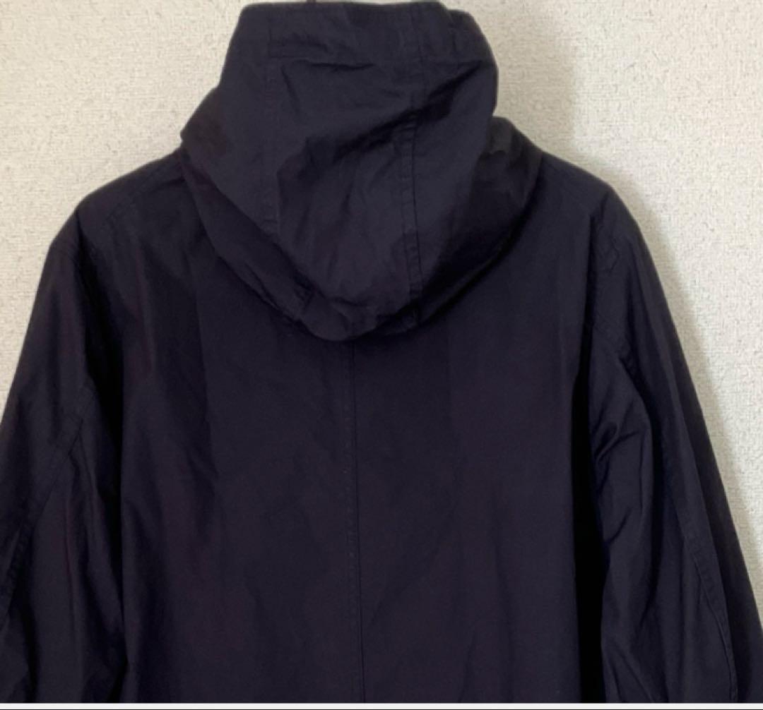 DANTON コットンパーカージャケット（サイズ40）★美品★ネイビー