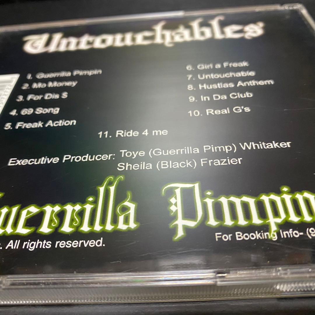 洋楽 UNTOUCHABLES/GUERRILLA PIMPIN/G-RAP