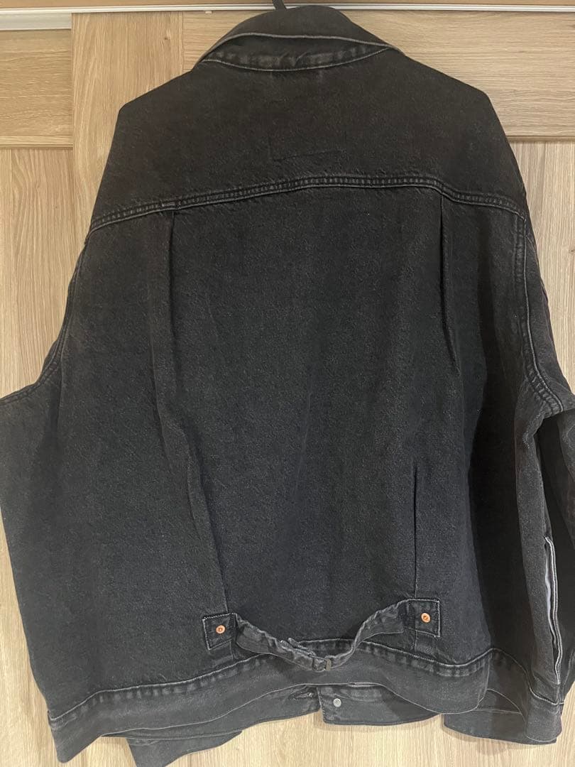 Levi＇s/リーバイス TYPE I デニムジャケット ブラック XL
