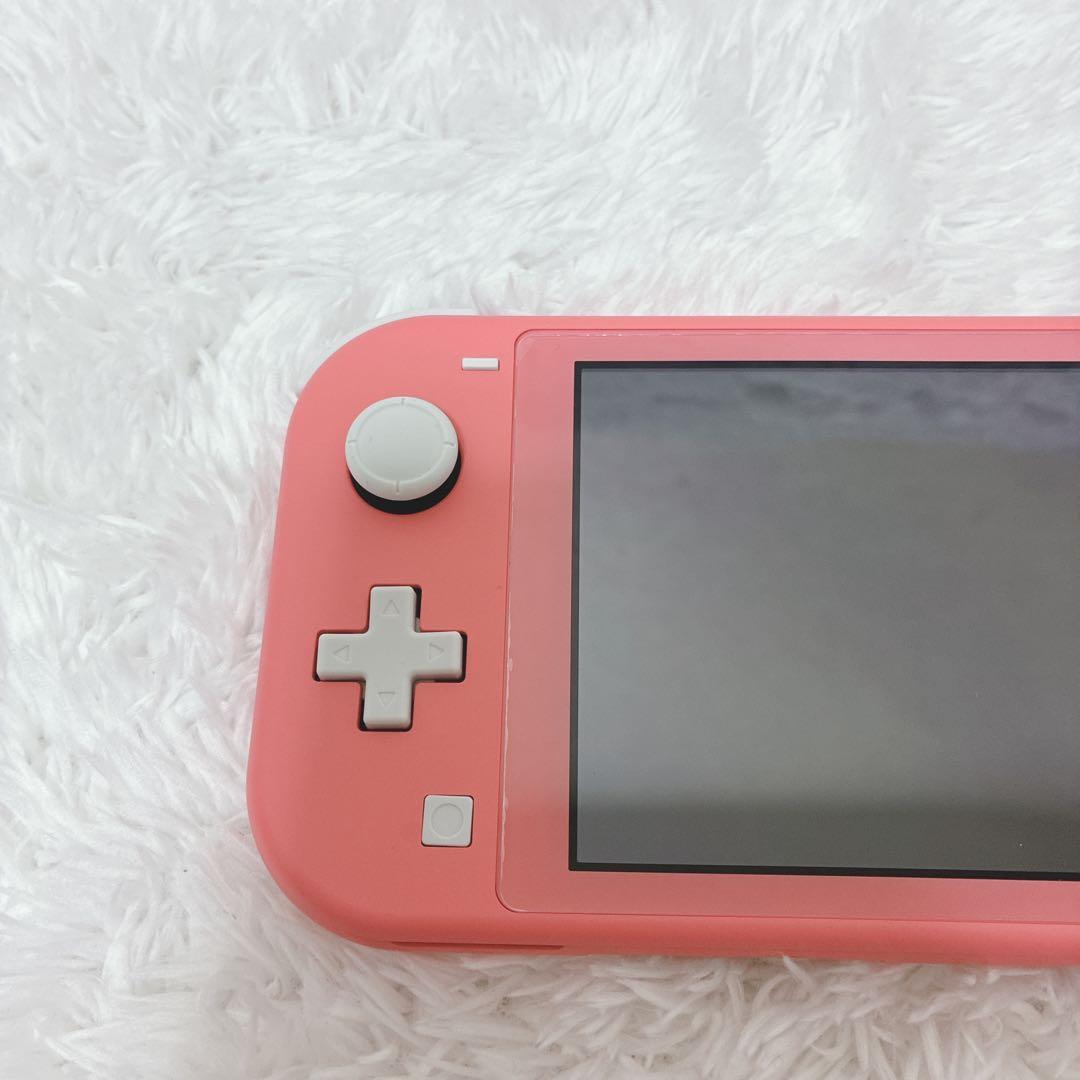極美品　Nintendo Switch Lite ピンク 本体　箱付 動作確認済