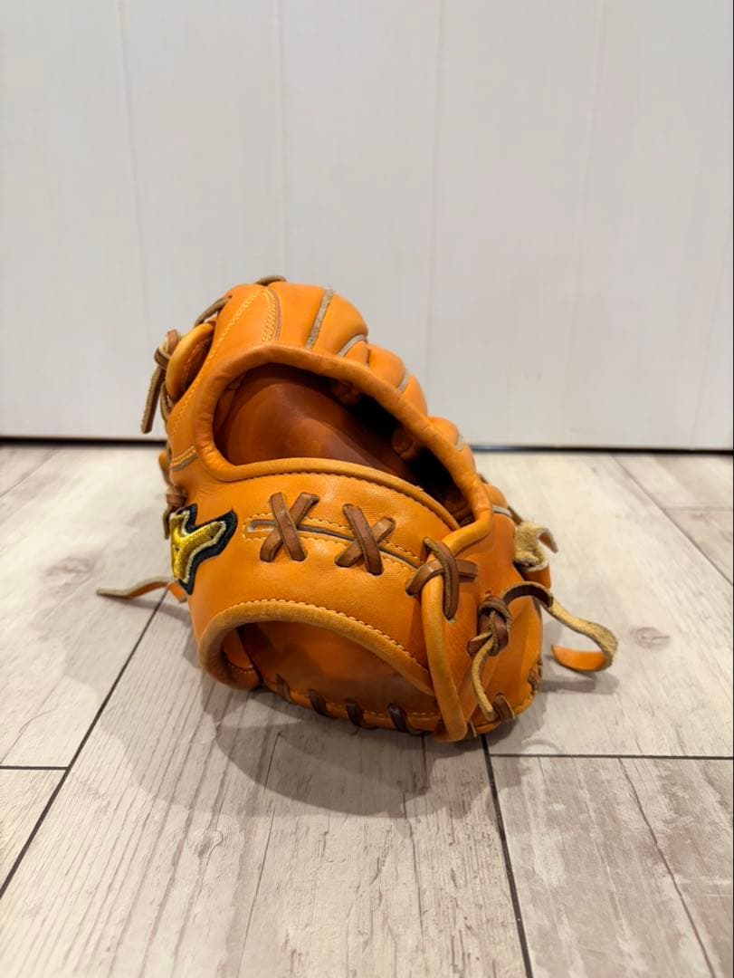 Mizuno Pro 軟式グローブ 右投げ用 オレンジ
