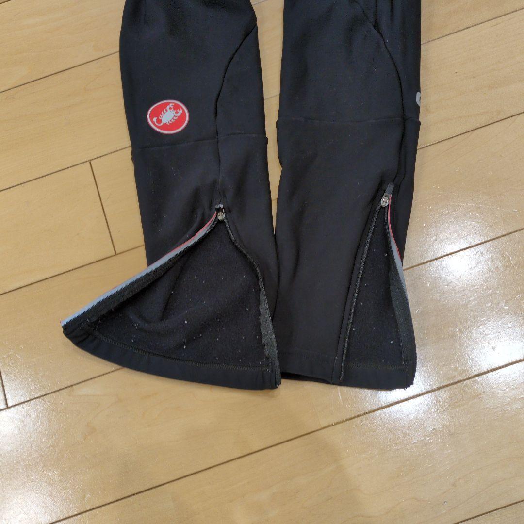 【Castelli】ENTRATA ビブタイツ L 冬用 裏起毛 6–14℃