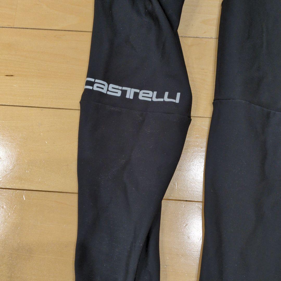 【Castelli】ENTRATA ビブタイツ L 冬用 裏起毛 6–14℃