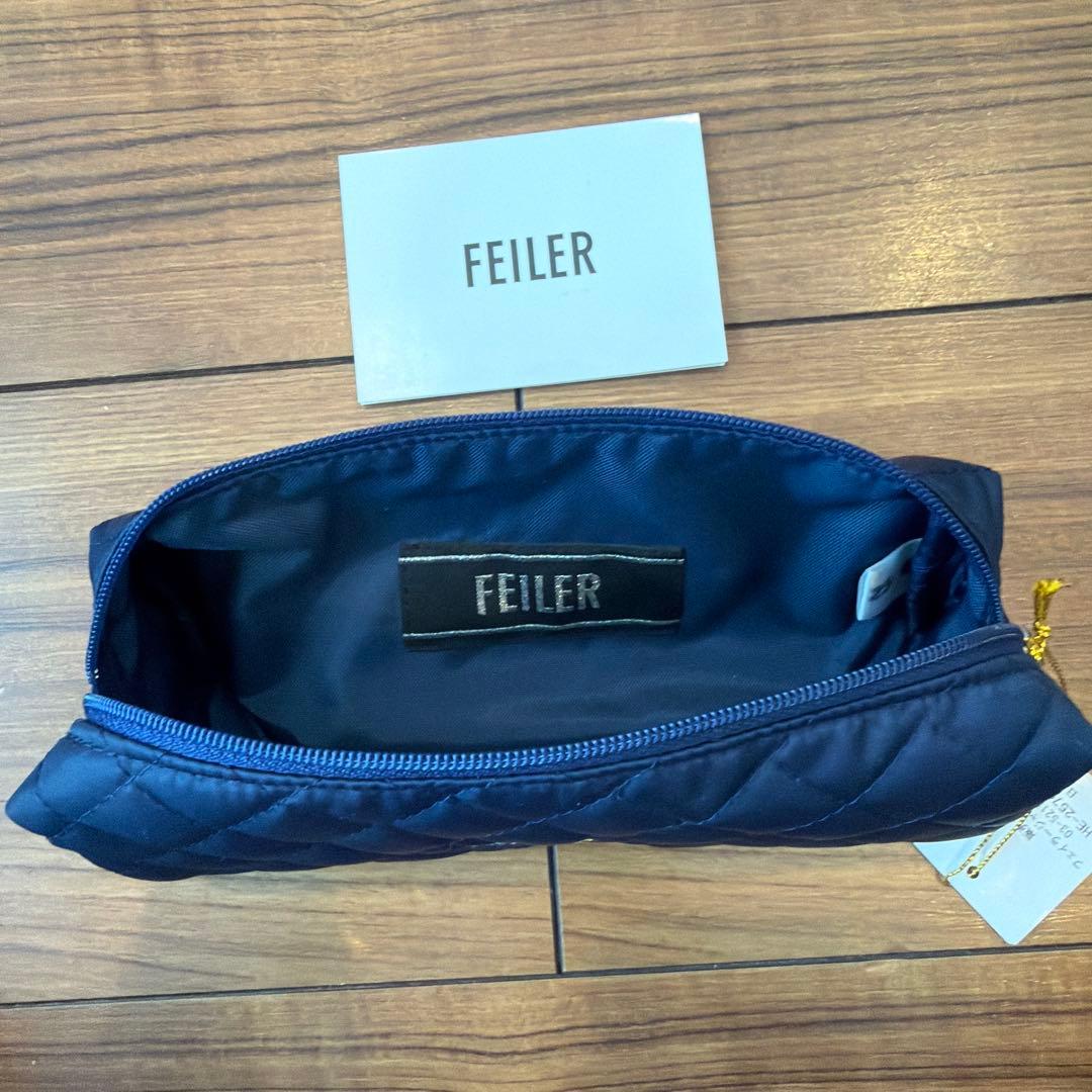 FEILER ネイビー 筆箱 ハイジ柄