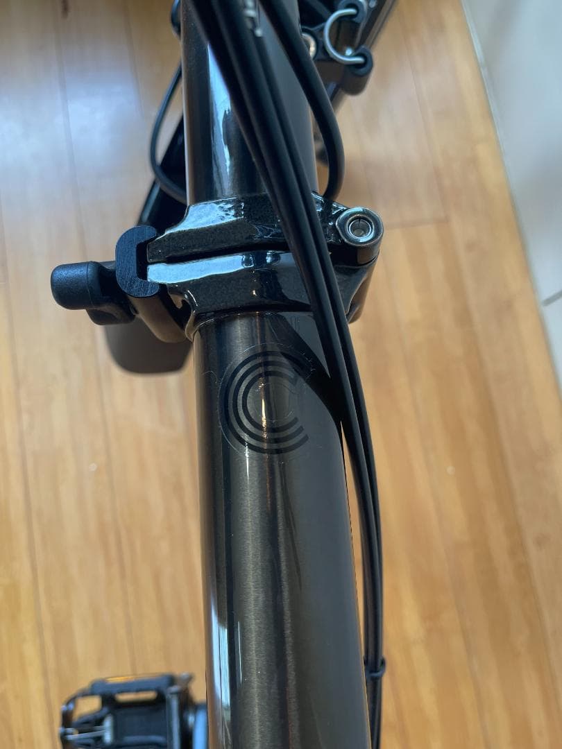 【ほぼ新品】BROMPTON C Line M6L ブラックラッカー／試乗のみ