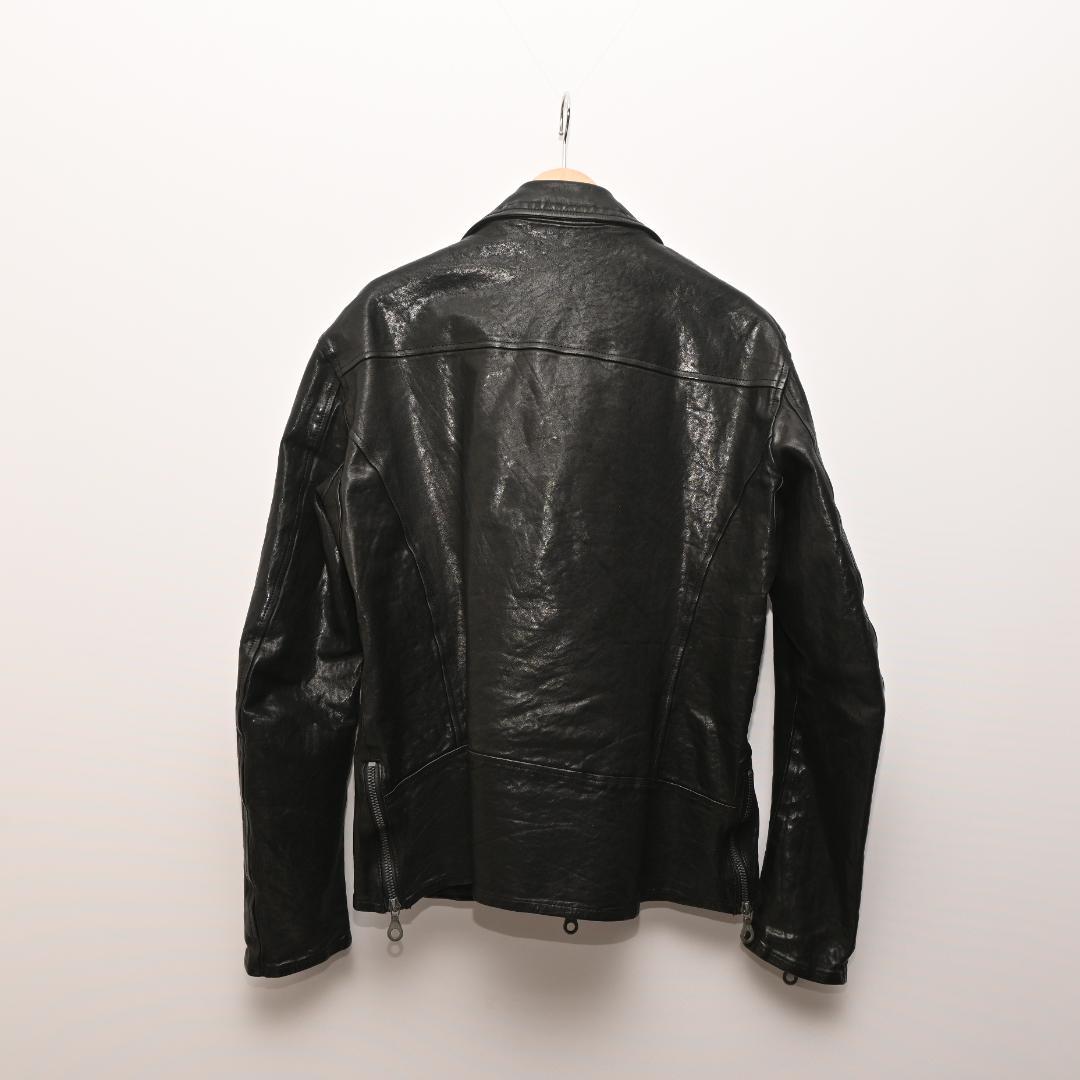 q*i様 BACKLASH ジャパンカーフ製品染め ダブルライダース ジャケット