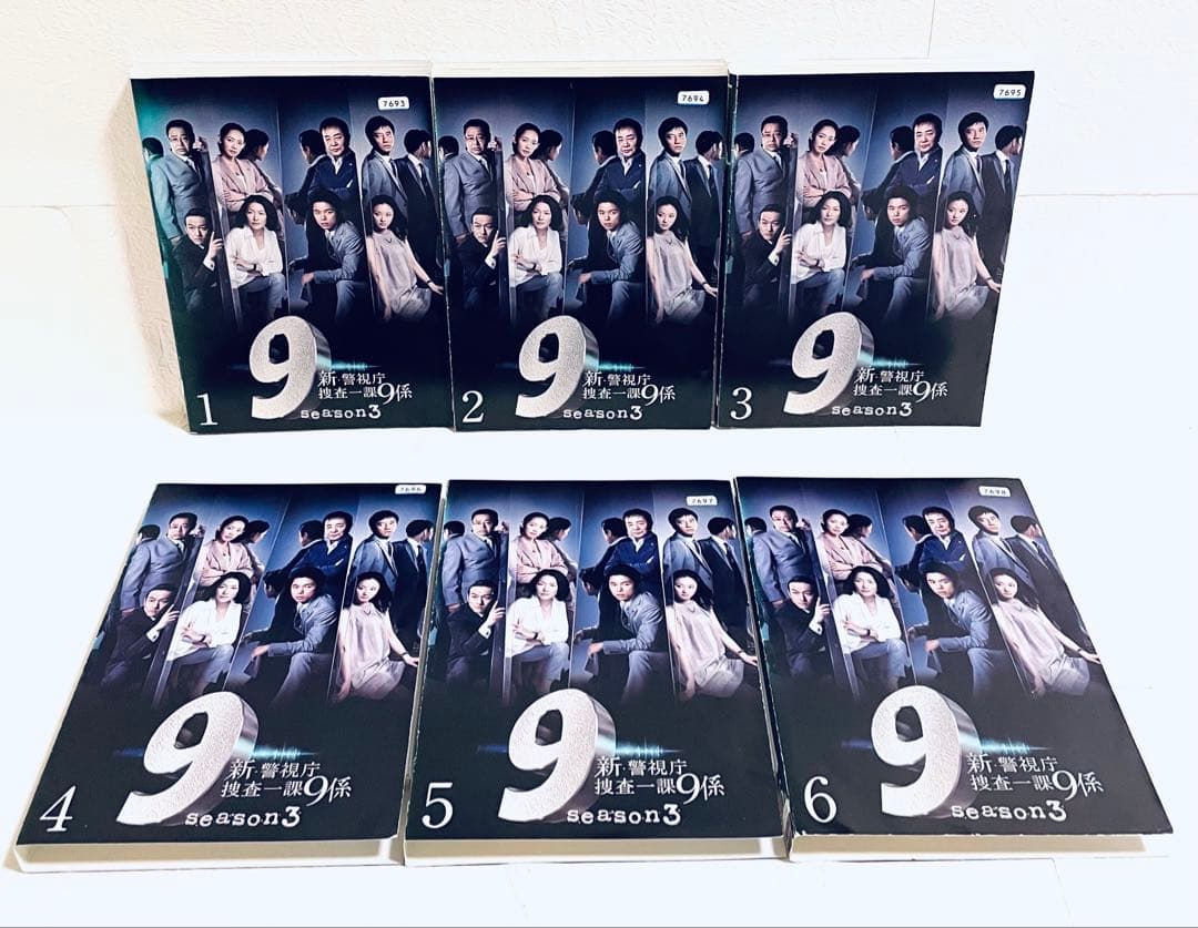 新・警視庁捜査一課９係season３　【全６巻】　レンタル版DVD 全巻セット