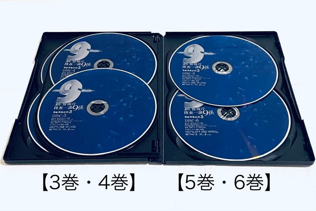 新・警視庁捜査一課９係season３　【全６巻】　レンタル版DVD 全巻セット