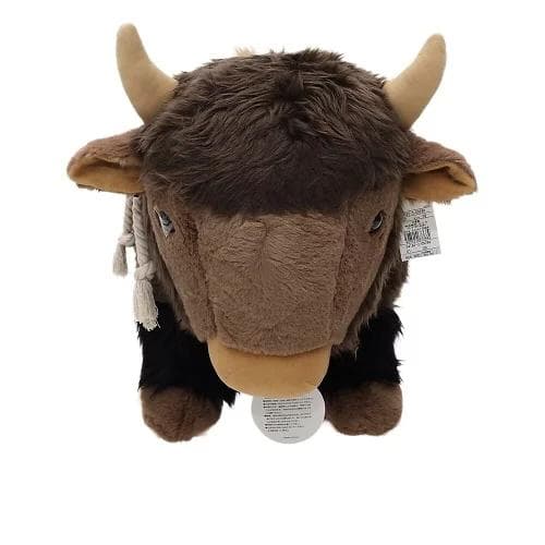 C06173 未使用品 IL BISONTE 特大 バッファロードール 置物
