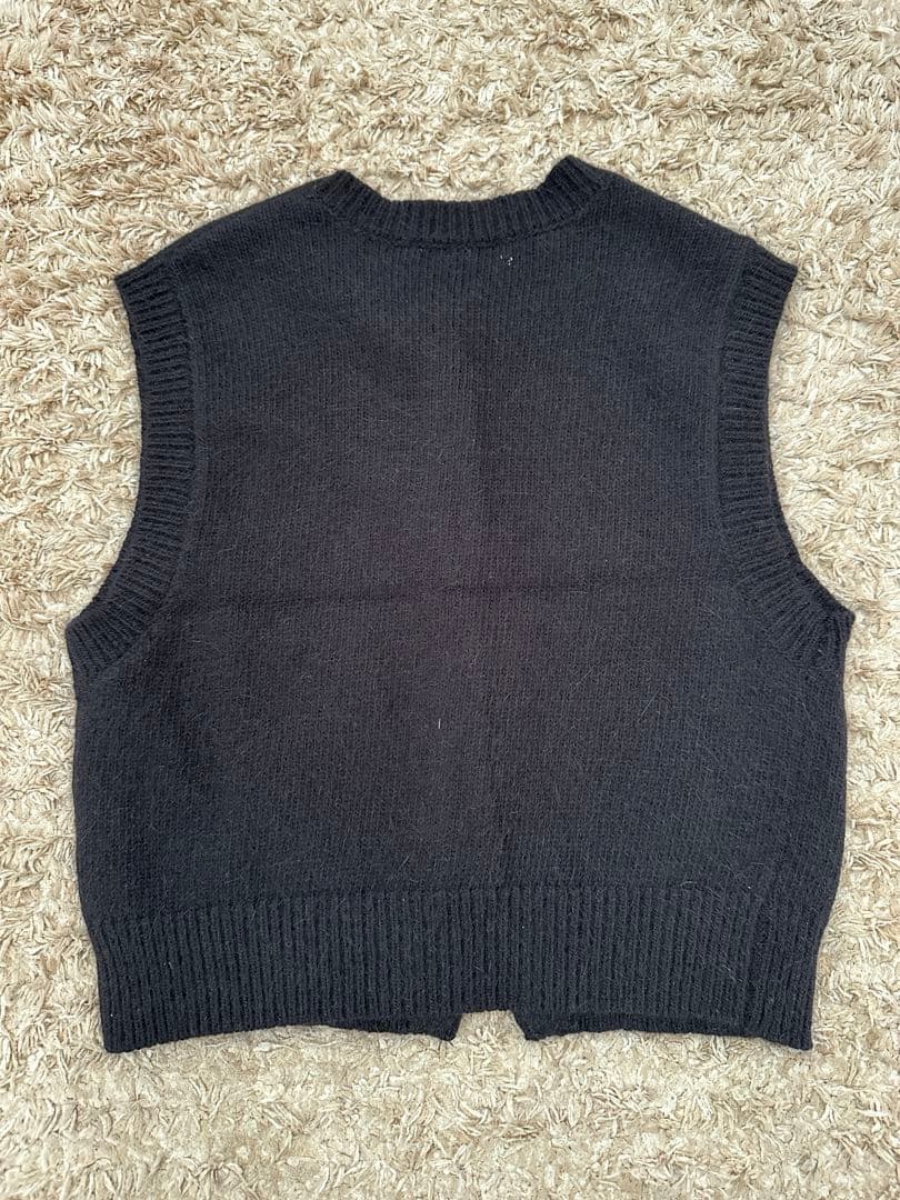 anuke Crewneck Botton Vest クルーネックボタンベスト