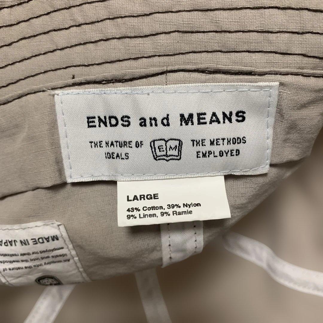 ENDS and MEANS アーミーハット LARGE