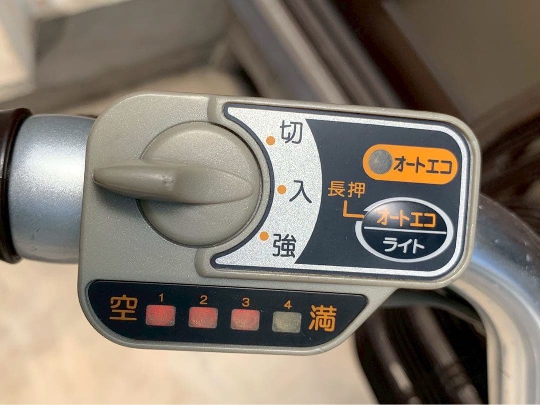 電動自転車　№6392 ヤマハ　パス　26インチ ブラウン