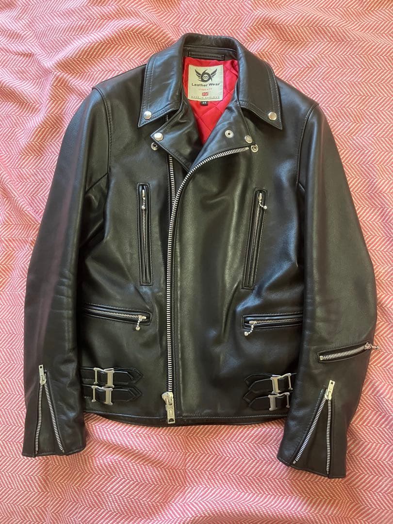 週末価格！666黒 ダブルライダースジャケット