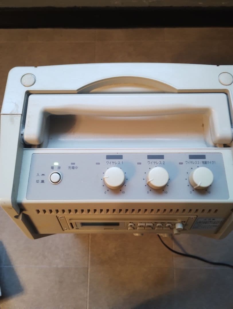 ジャンク品 TOA ワイヤレスアンプ WA-1712SD ポータブルアンプ 拡声