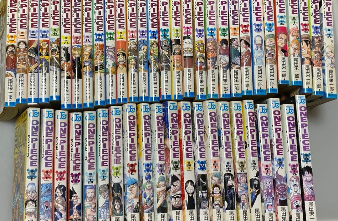 【初版セット】ワンピース 1〜61巻 BLUE RED 74巻