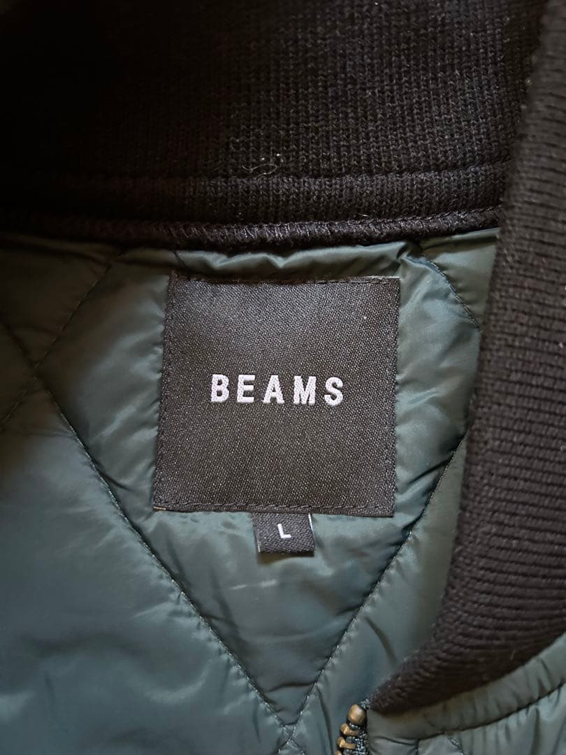 BEAMS キルティングダウンベスト