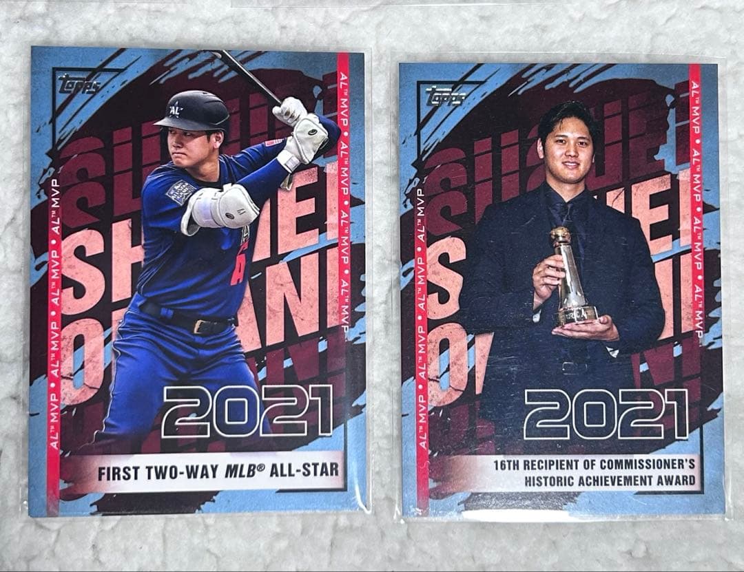大谷翔平 topps 2021 MVP記念カード 12枚セット