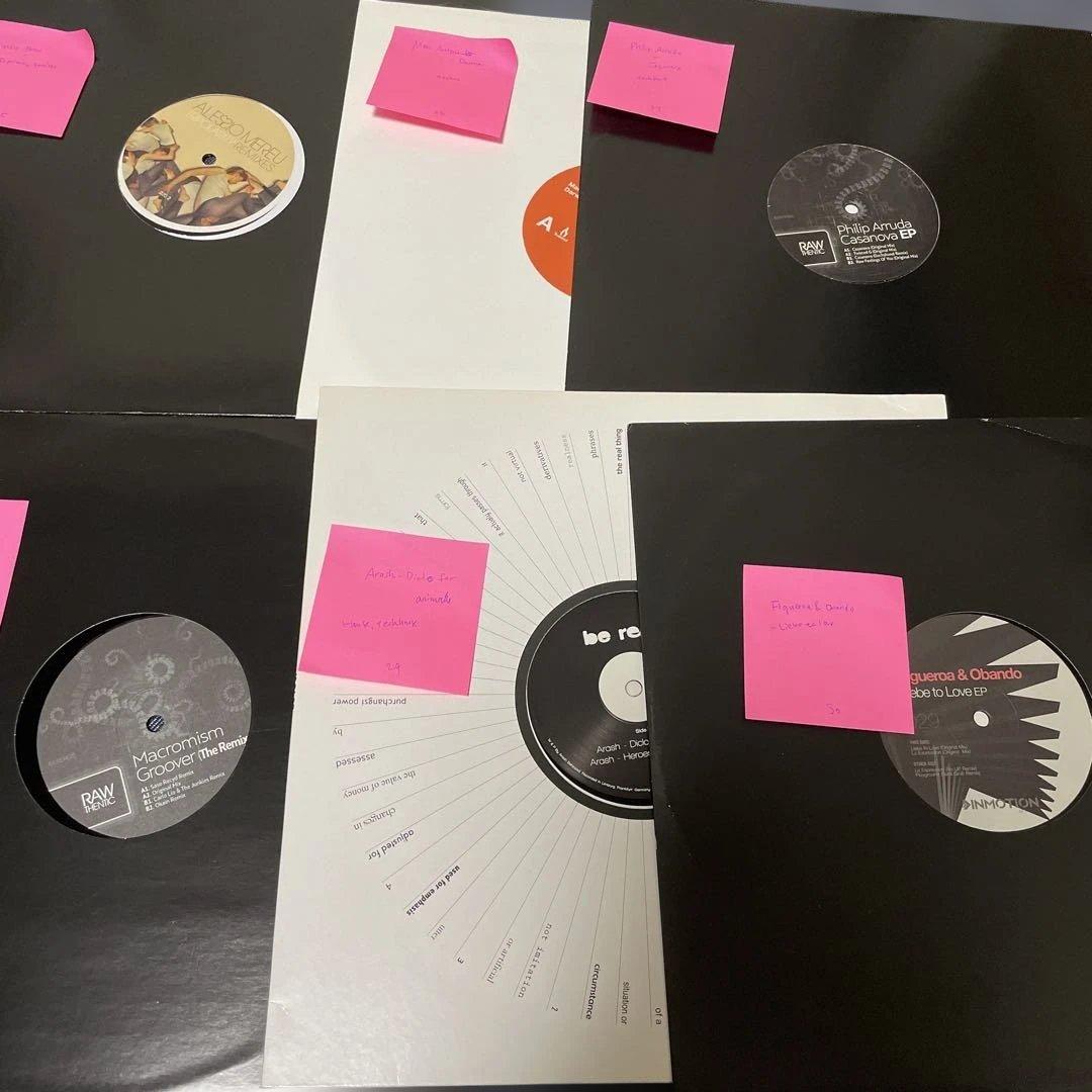 Tech house中心未使用レコード30枚 E