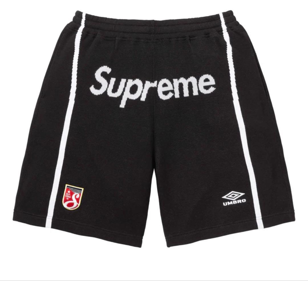 新品　レア　Supreme Umbro Knit Soccer Short