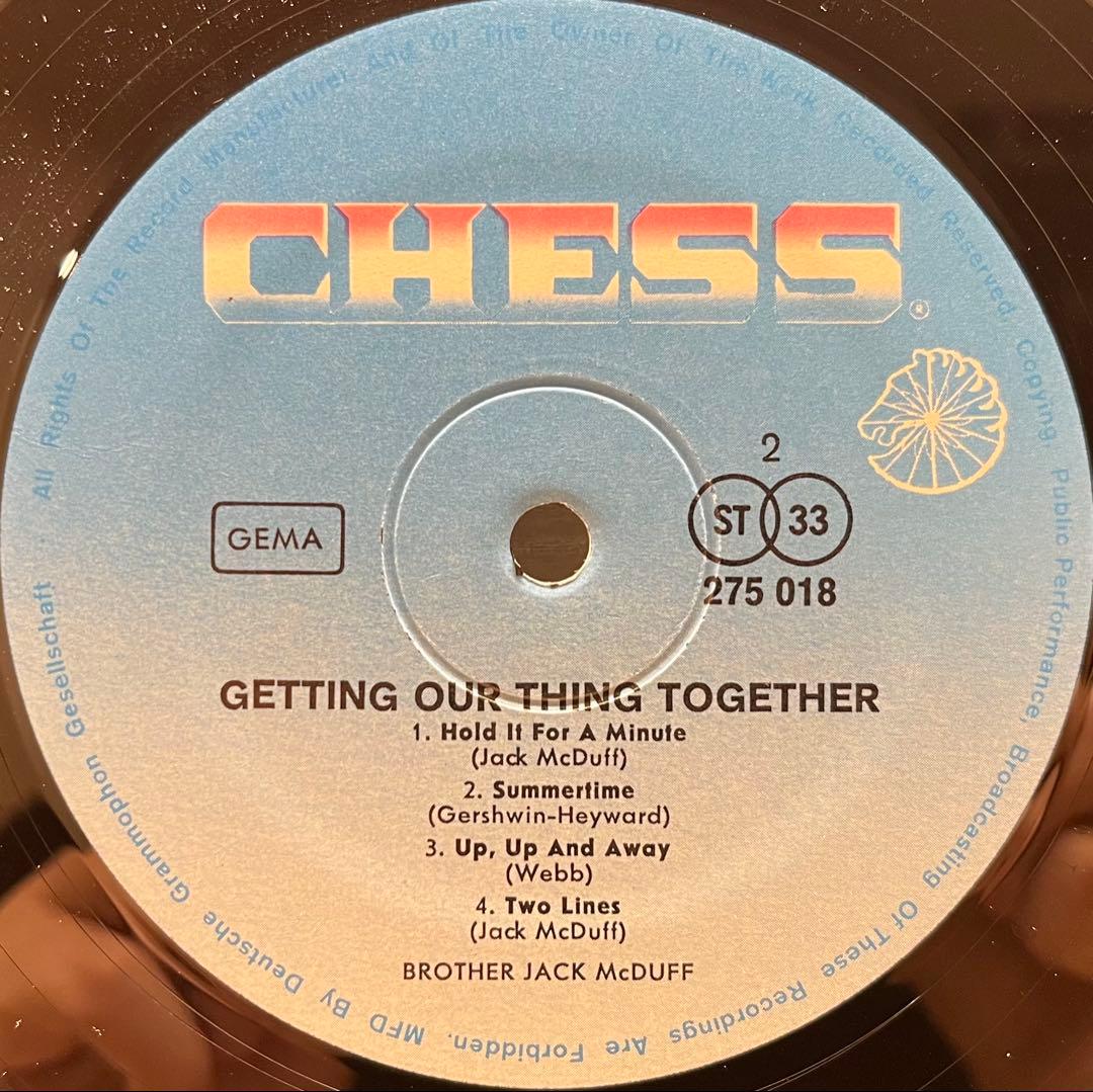 洋楽 Brother Jack McDuff / Getting Our Thing